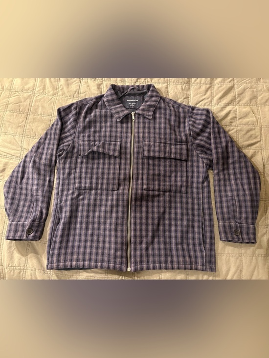 Abercrombie & Fitch Other - Abercrombie & Fitch Plaid Collared Zip-Up Jacket